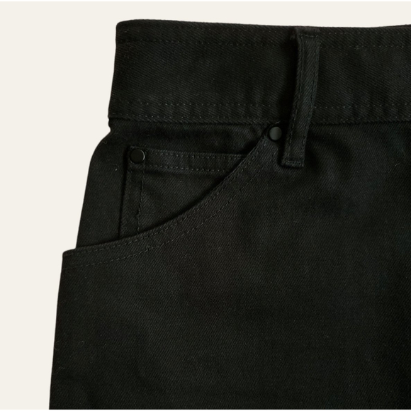 Aritzia Wilfred Free Black Straver Denim Mini Skirt - Picture 9 of 12